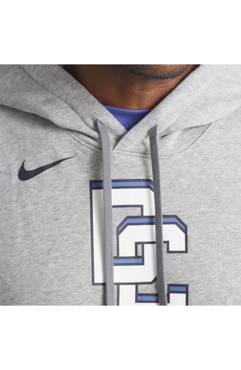 Nike Men's Nike Heather Charcoal Washington Nationals 2025 City Connect French Terry Club Pullover Hoodie, Alternate, color, Heather Charcoal