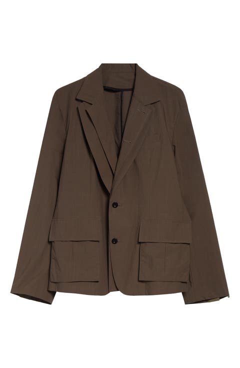 Cotton Typewriter Sport Coat