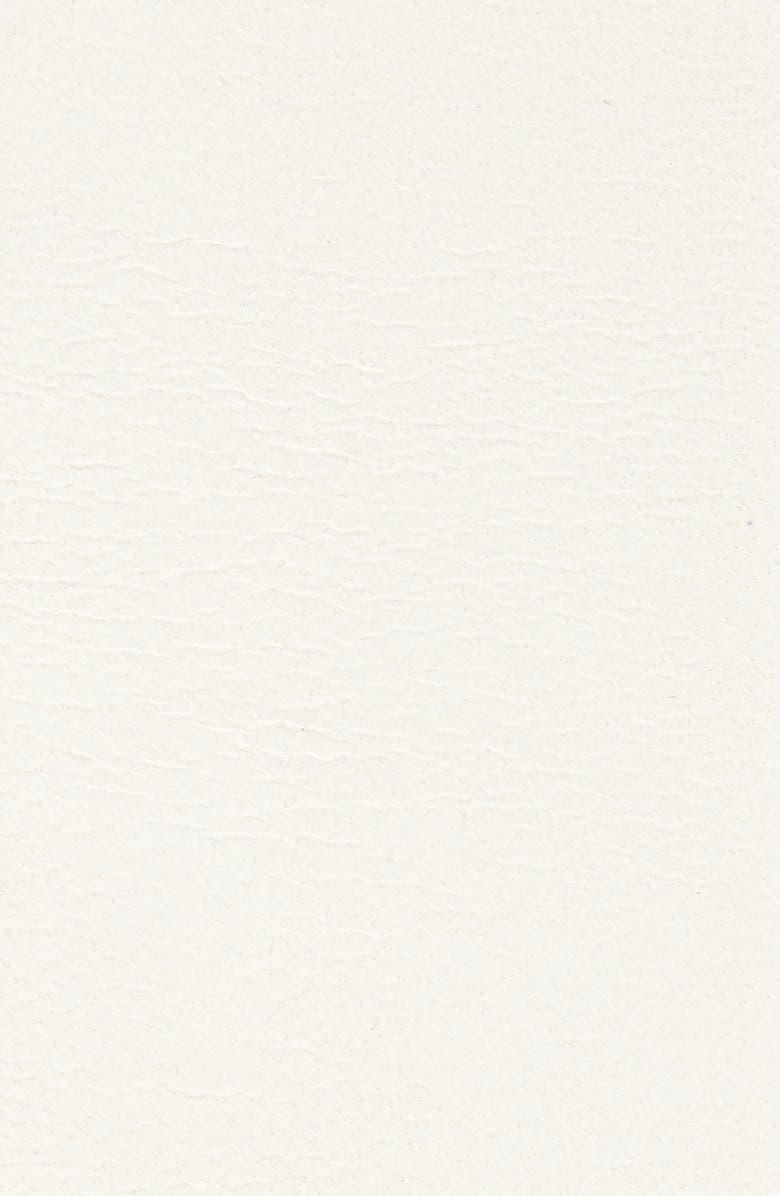 rag & bone Audrey Slim Leather Belt, Alternate, color, Antique White