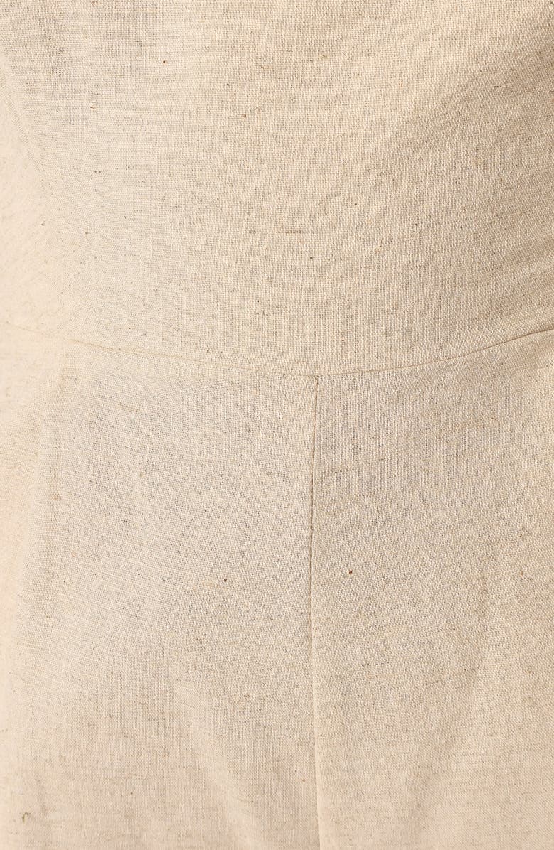 Petal & Pup Lila Wide Leg Cotton & Linen Jumpsuit, Alternate, color, 