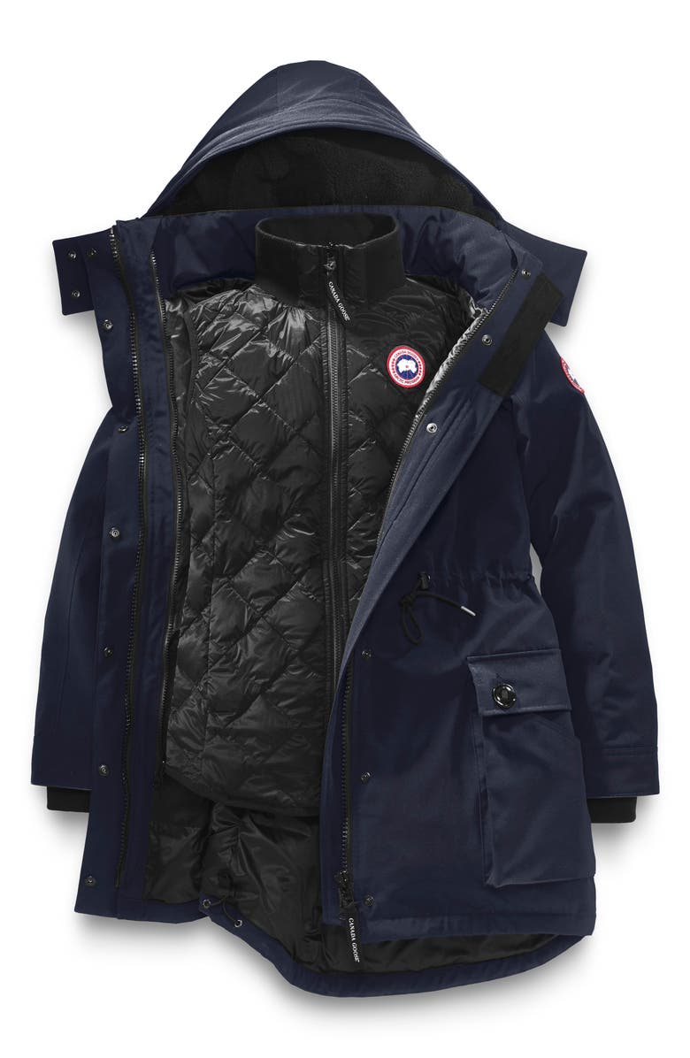 Canada Goose Perley Waterproof 675-Fill-Power Down 3-in-1 Parka, Alternate, color,