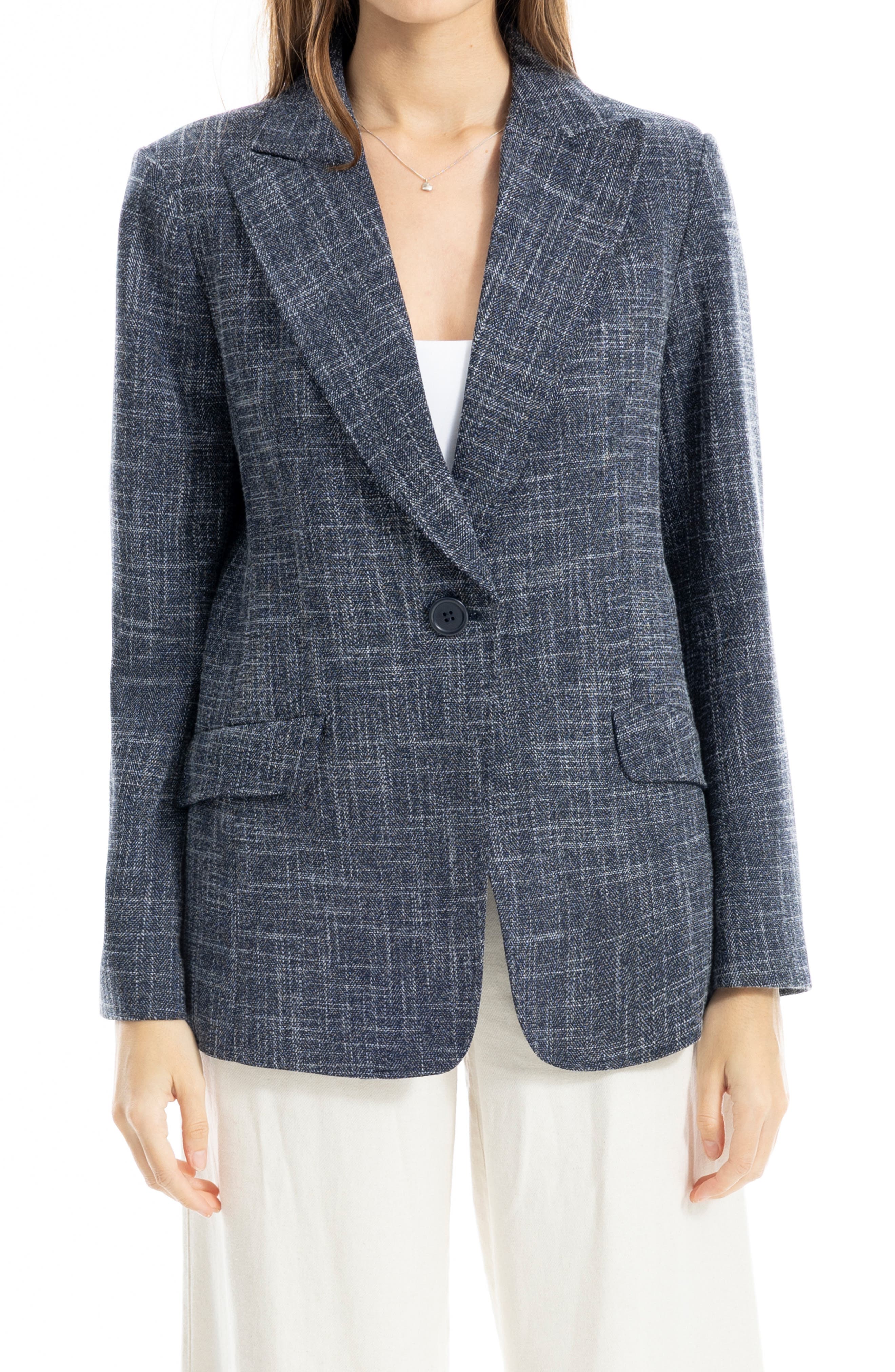 MAX STUDIO One Button Blazer
