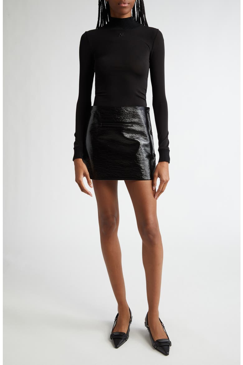Re-Edition Second Skin Top, Alternate, color, BLACK