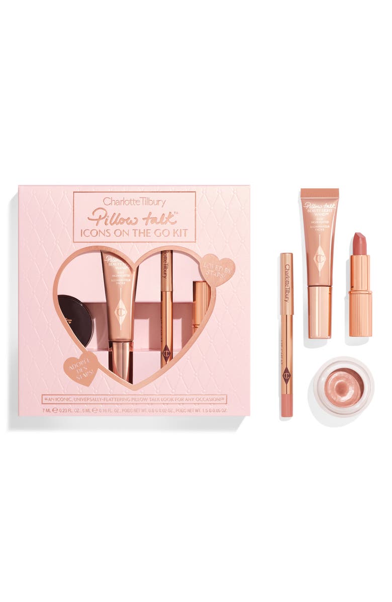 Charlotte Tilbury Pillow Talk Icons on the Go Set $84 Value, Main, color,