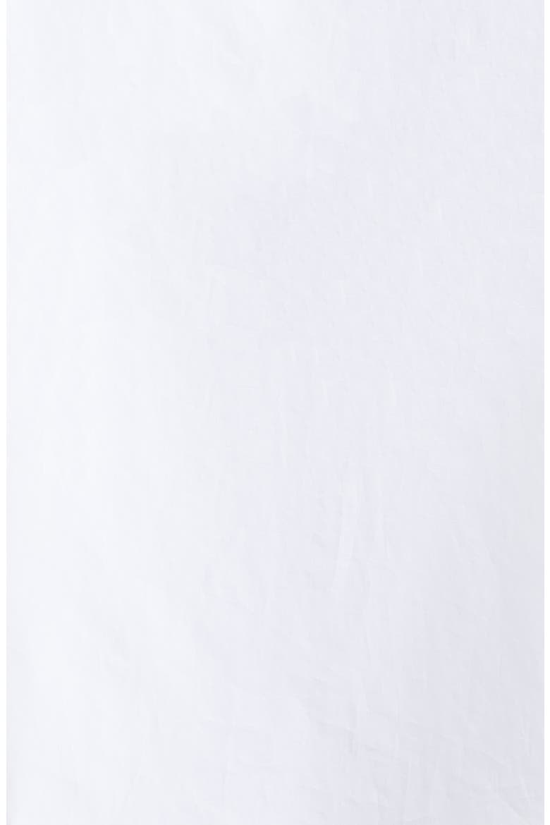 Boxy Crop Cotton Poplin Button-Up Shirt, Alternate, color, WHITE