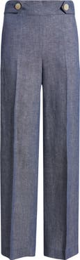 Anne Klein Pull-On Crop Wide Leg Pants