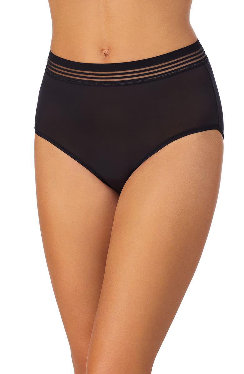 Le Mystère Second Skin Hipster Briefs, Main, color, Black
