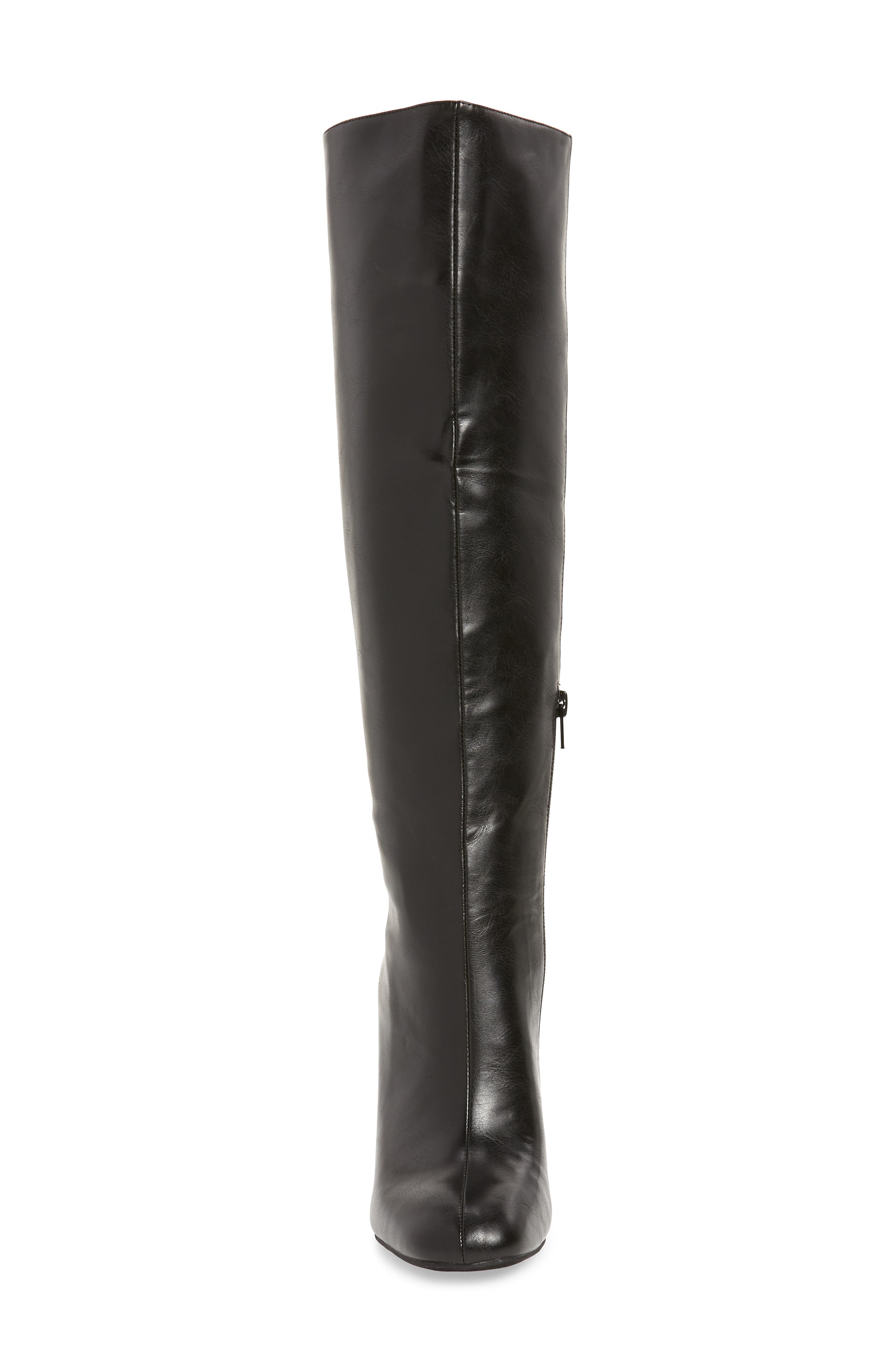Bandera Knee High Boot, Alternate, color, BLACK LEATHER