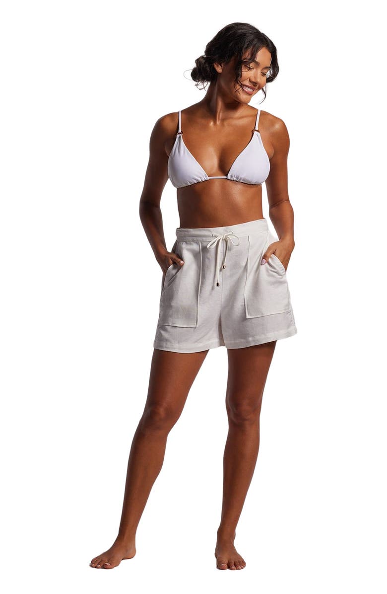 Tori Richard Sunshine Linen Honore Short, Main, color, 