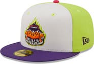 New Era Men's New Era White/Purple Bólidos de Bowling Green Copa De La Diversion 59FIFTY Fitted Hat
