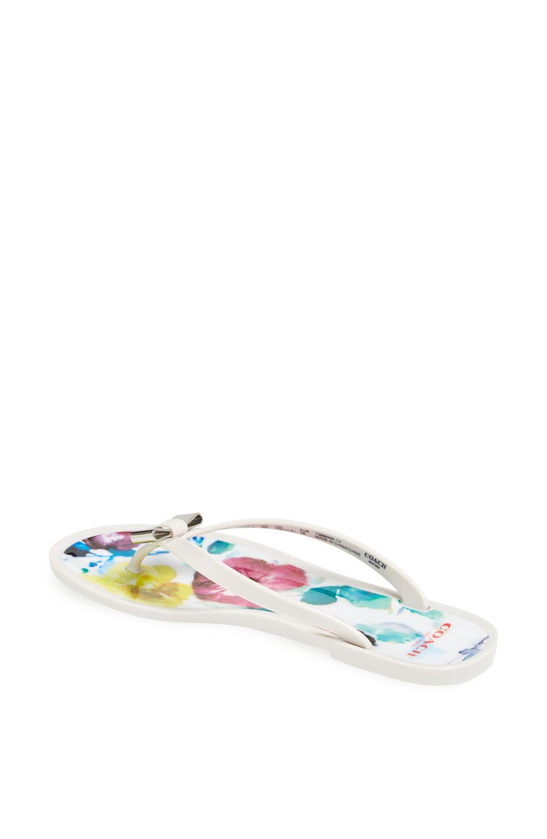 'Landon' Flip Flop, Alternate, color, PARCHMENT/ WATERCOLOR