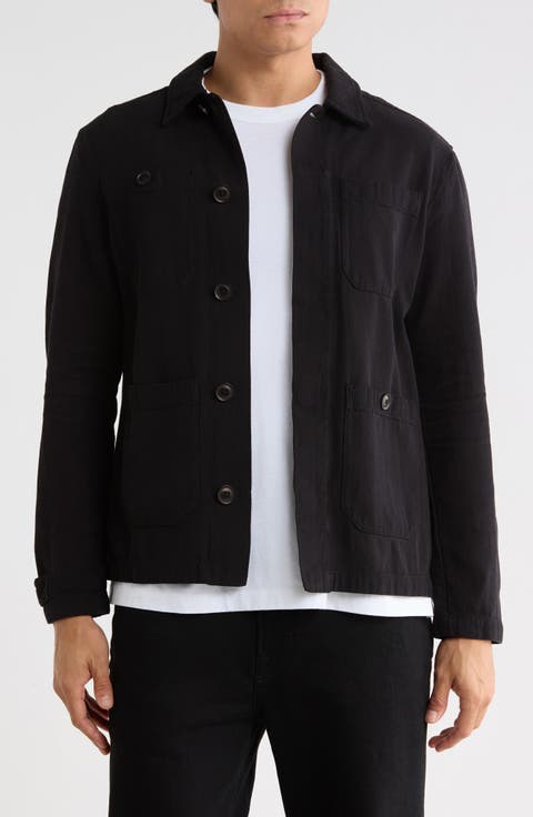 Jakob Embroidered Back Denim Shirt Jacket