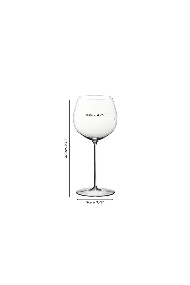 Superleggero Oaked Chardonnay Wine Glass, Alternate, color, Clear