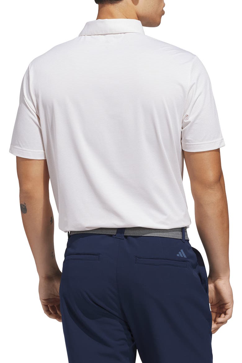 Ultimate Pencil Stripe Performance Golf Polo, Alternate, color, WHITE/ SEMI ICE TANGERINE