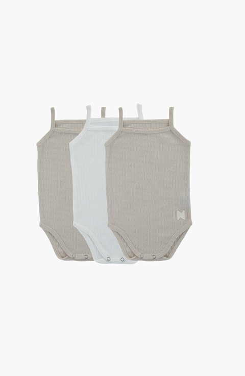 Pointelle Boys Bodysuit (3 Pack)