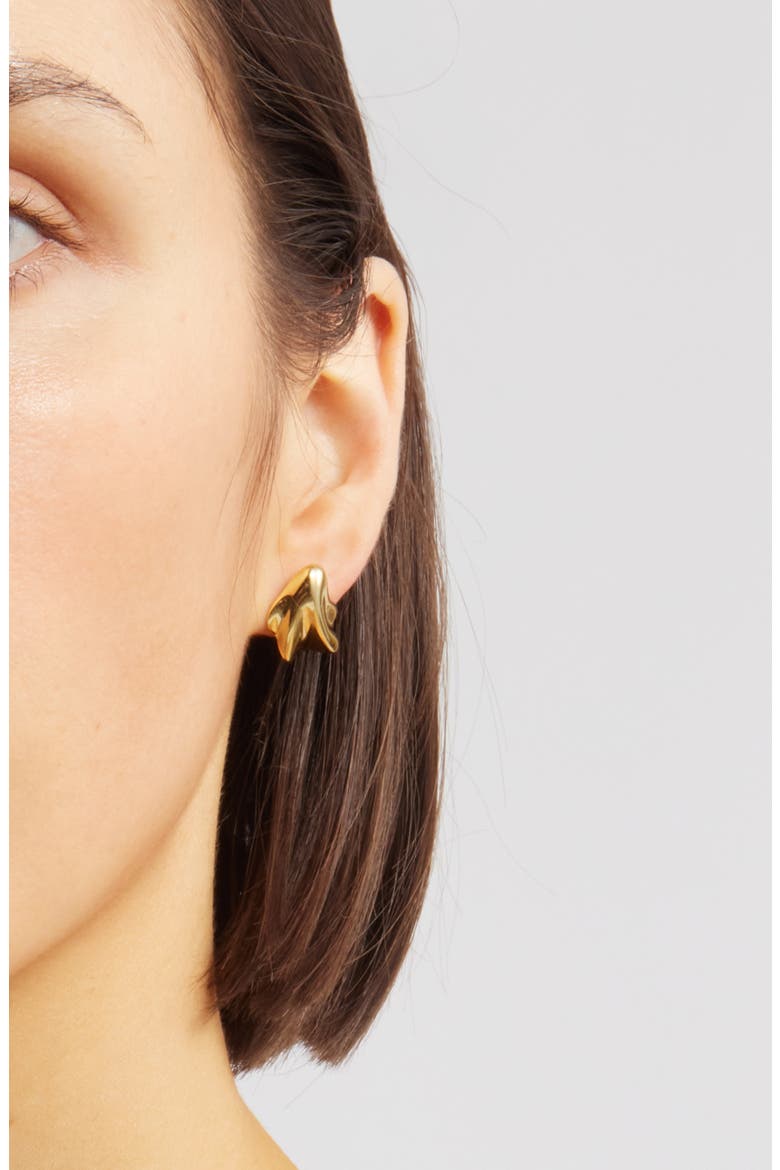 Zoe Stud Earrings, Alternate, color, HIGH POLISH GOLD