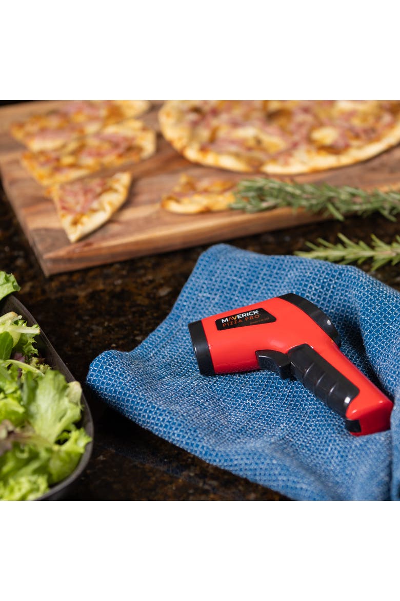 Infrared BBQ Surface Thermometer, Alternate, color, Red/Black