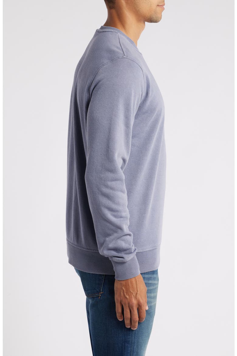 Mineral Wash Fleece Sweatshirt, Alternate, color, ZINC