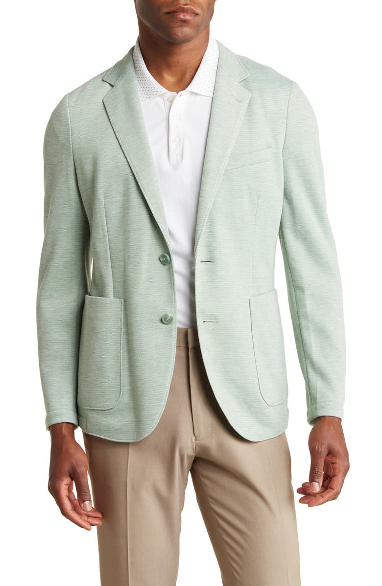 NORDSTROM RACK Patch Pocket Knit Sport Coat, Main, color,