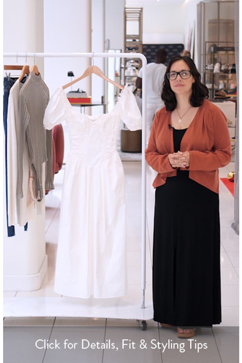 Lulabell Puff Sleeve Midi Dress video