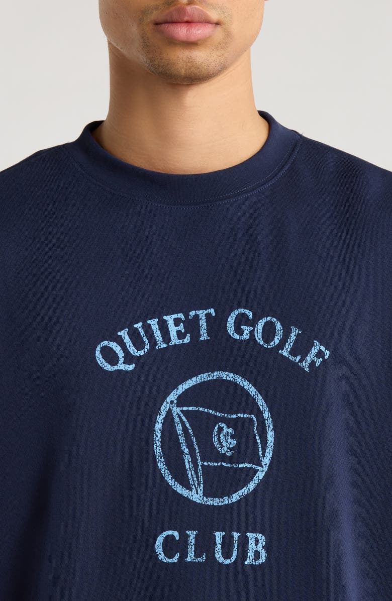 Quiet Golf Bay Club Sweathshirt, Alternate, color, Navy