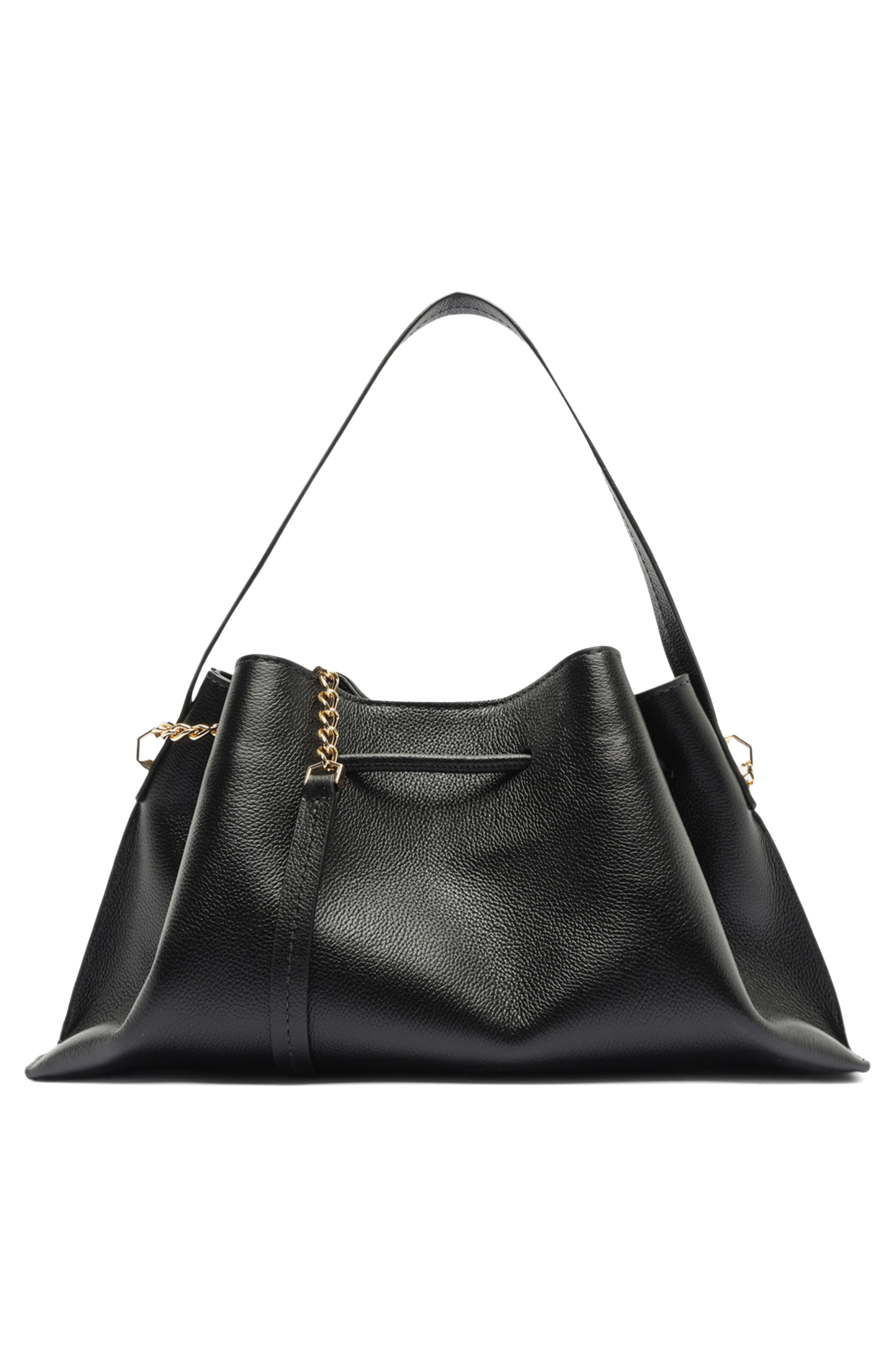 Arezzo Medium Alba Leather Shoulder Bag, Alternate, color, 