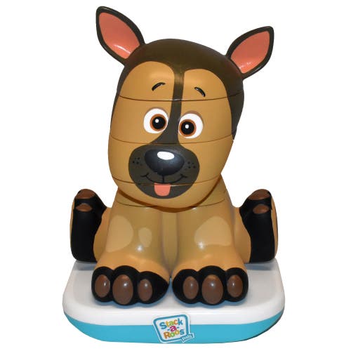 Stack-a-Roos Stackaroos Pals Shepherd Puppy 5Pc Stacking Tower, Lights & Sounds, Stem in Multicolored  product