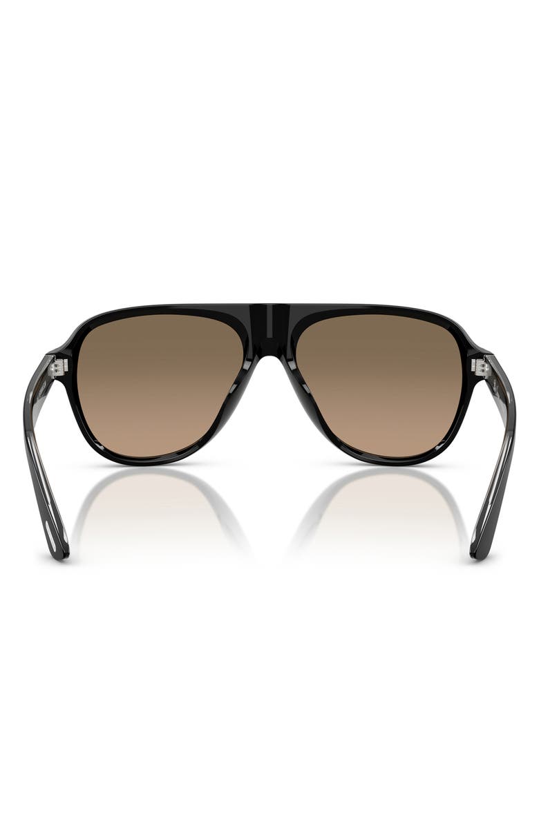 Oliver Peoples 57mm Paul Newman Polarized Shield Sunglasses, Alternate, color, 