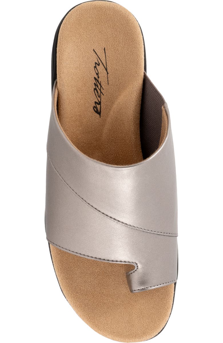 Trotters Regina Slide Sandal, Alternate, color, Pewter