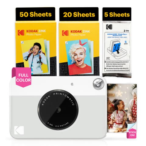 Instant Camera + 75 Photo Sheets