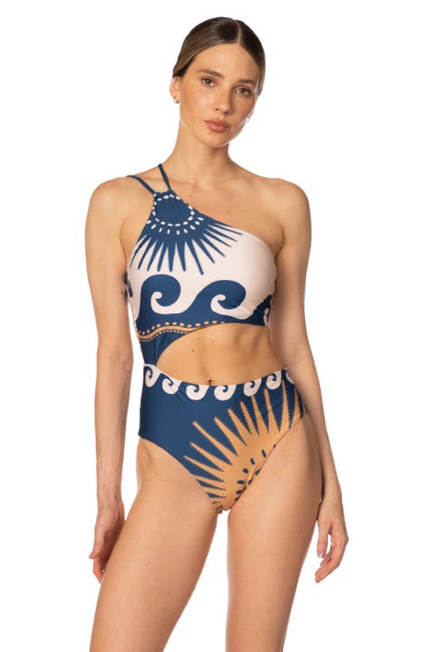 Sacred Sun Hannah Cobalt Trikini One Piece