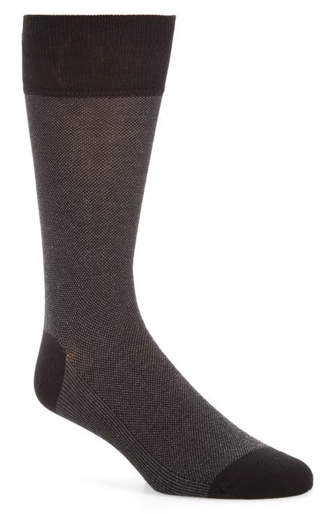 Piqué Texture Crew Socks