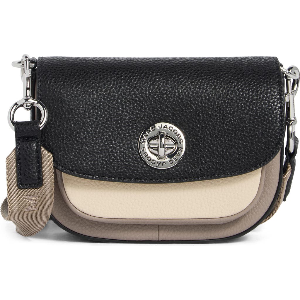 Marc Jacobs The Small Signet Turnlock Colorblock Saddle Bag