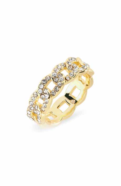 Covet Pavé Chain Band Ring