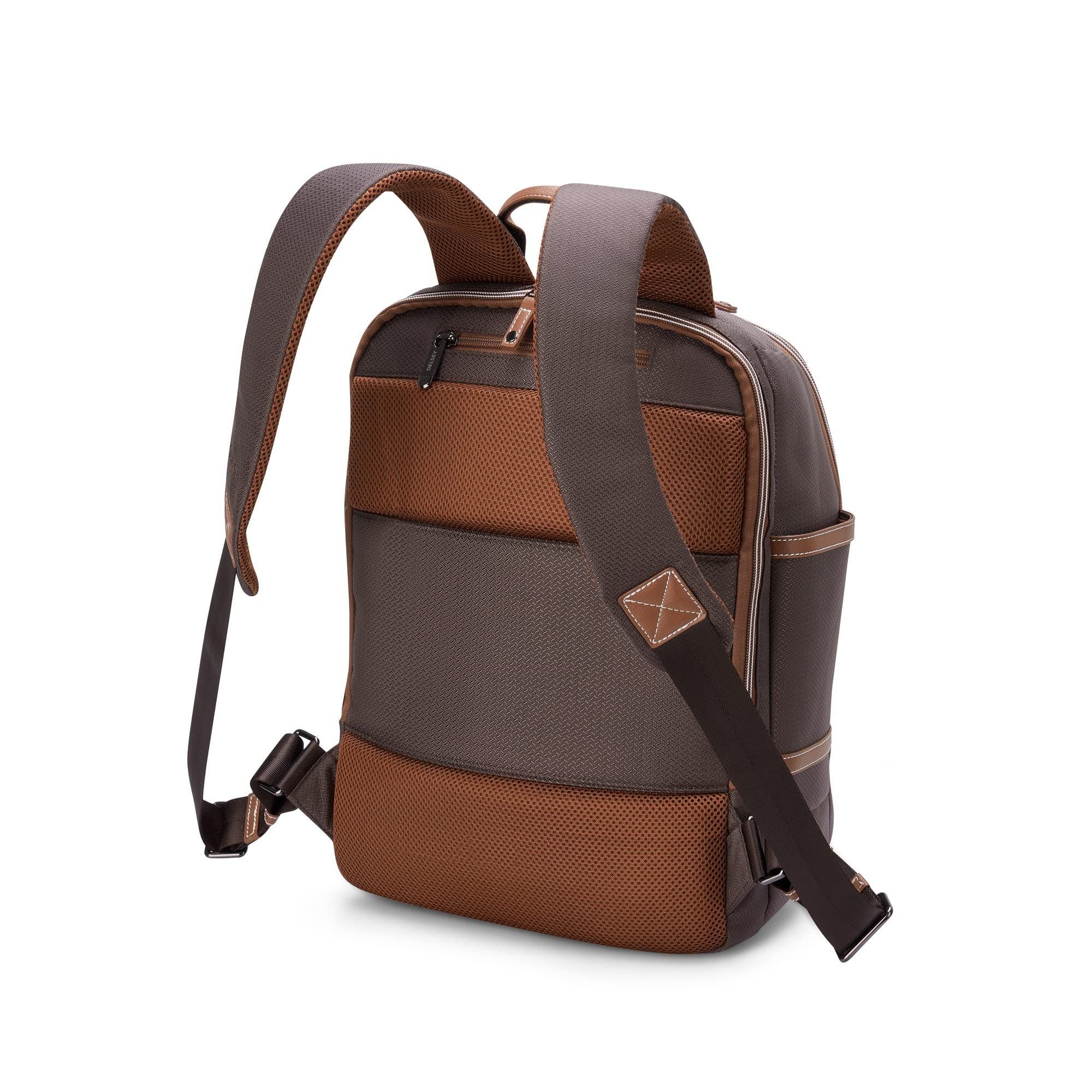 Delsey Paris Chatelet Air 2.0 Travel Laptop Backpack, Alternate, color, Brown