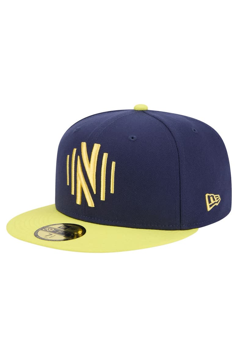 Men's New Era  Navy Nashville SC 2025 Kickoff 59FIFTY Fitted Hat, Main, color, Navy