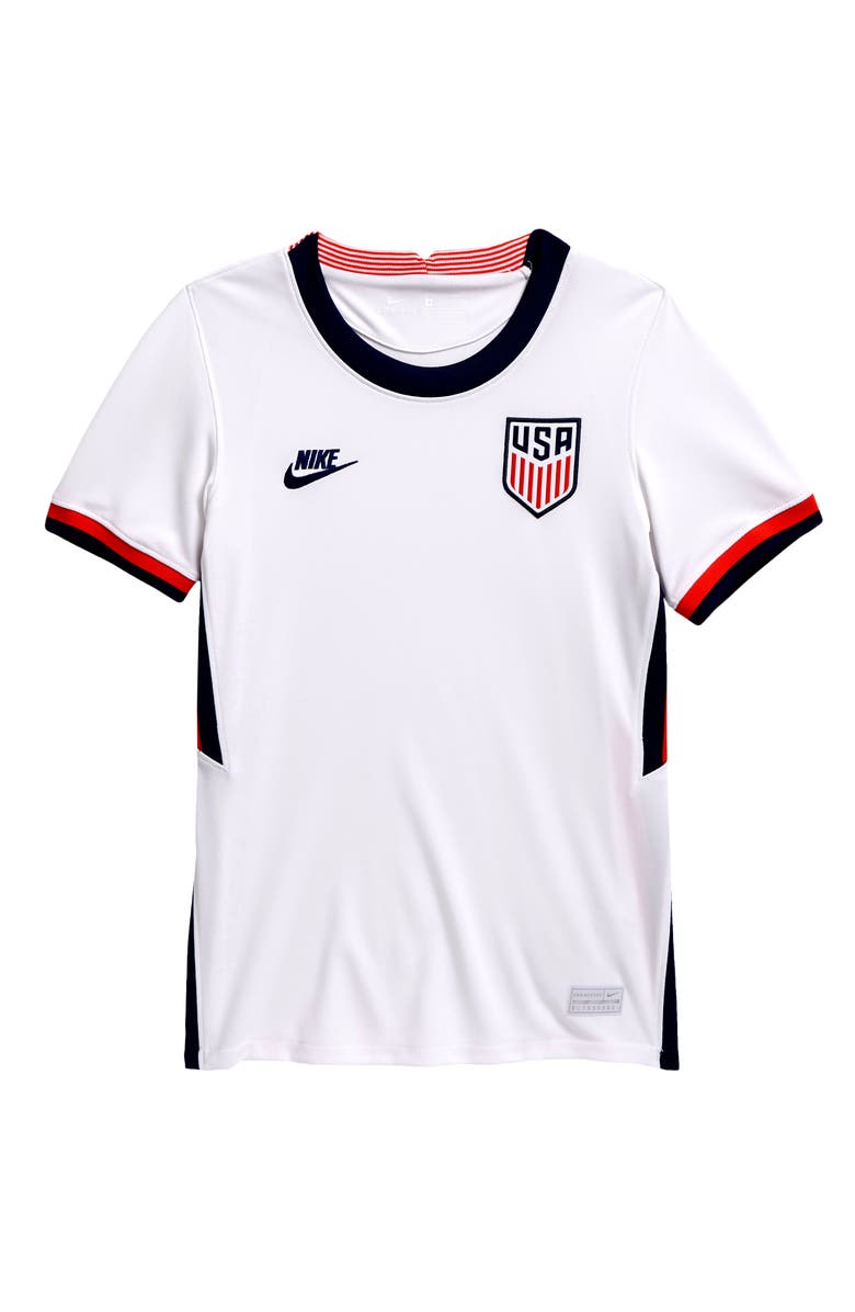 Nike Kids' USA Stadium Home Soccer Jersey, Main, color, 