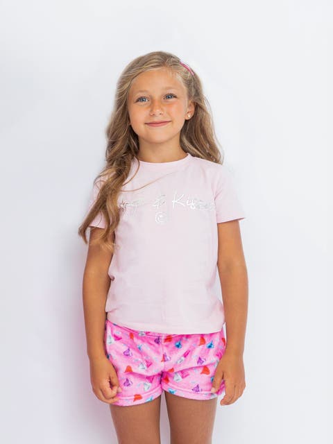 Foil Print Short Sleeve T-Shirt