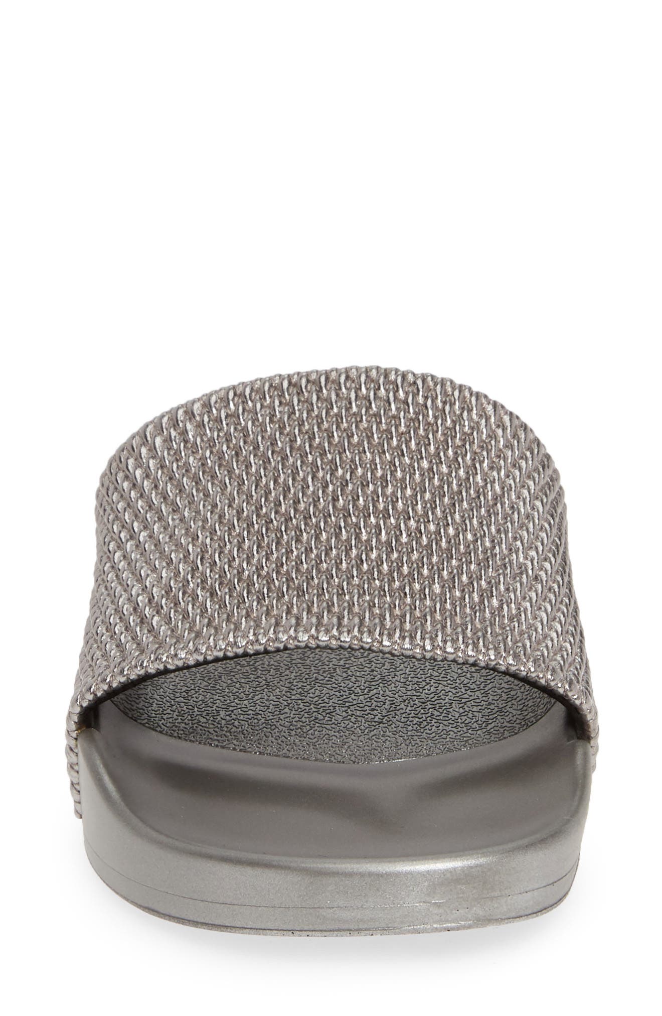 The Jimmi Slide Sandal, Alternate, color, GUNMETAL