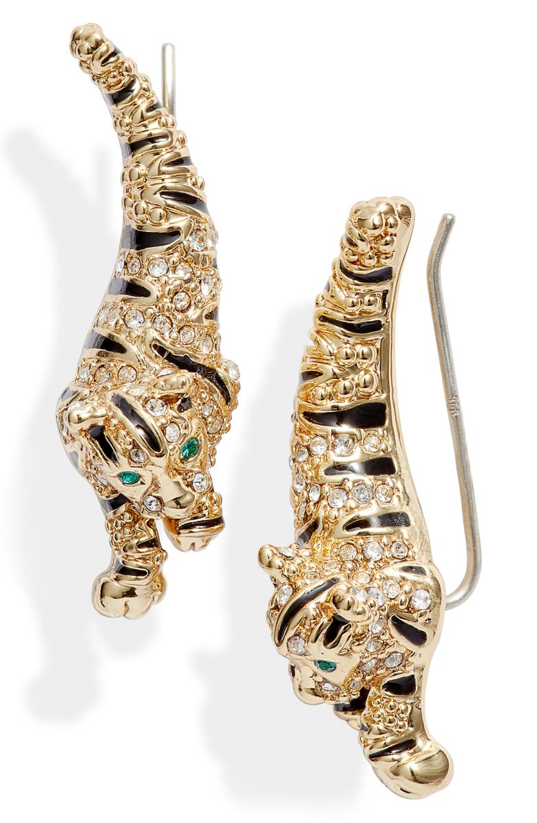 Stella & Dot Roar Ear Climbers, Main, color, 