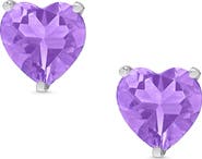 Lily Nily Kids' Cubic Zirconia Heart Stud Earrings