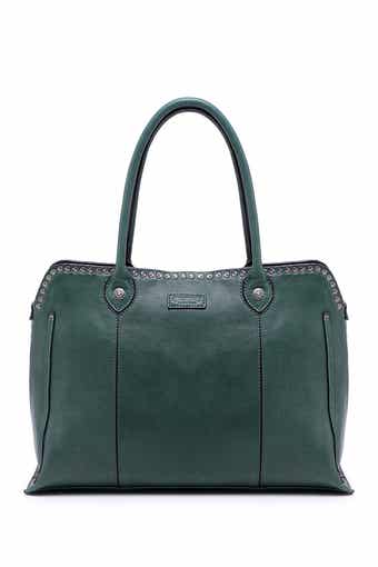OLD TREND Soul Stud Leather Satchel Bag