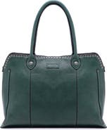 OLD TREND Soul Stud Leather Satchel Bag
