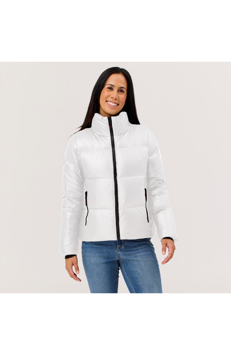 Krimson Klover Compass Down Jacket, Main, color, Snow