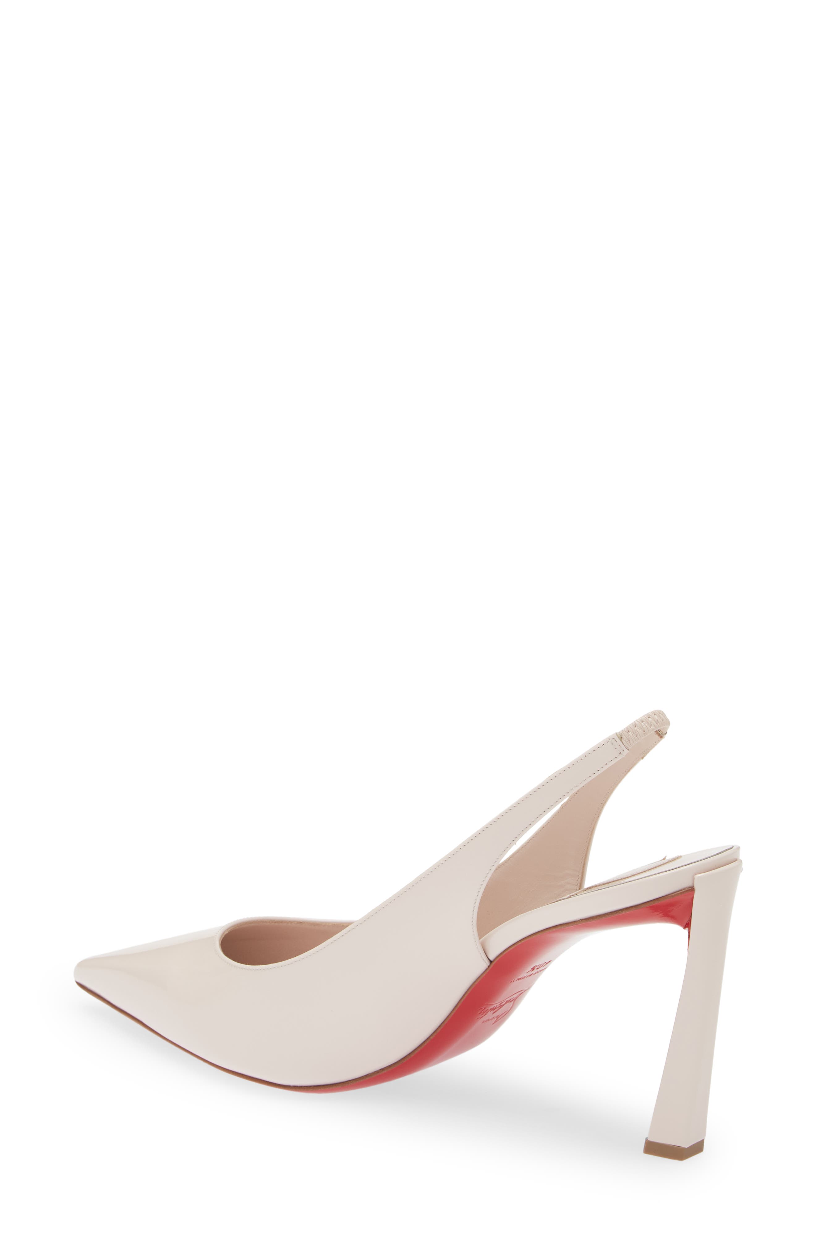 Condora Pointed Toe Slingback Pump, Alternate, color, NATURAL