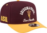New Era Men's New Era Maroon/Gold Arizona State Sun Devils Two-Tone Arched 9FIFTY Snapback Hat