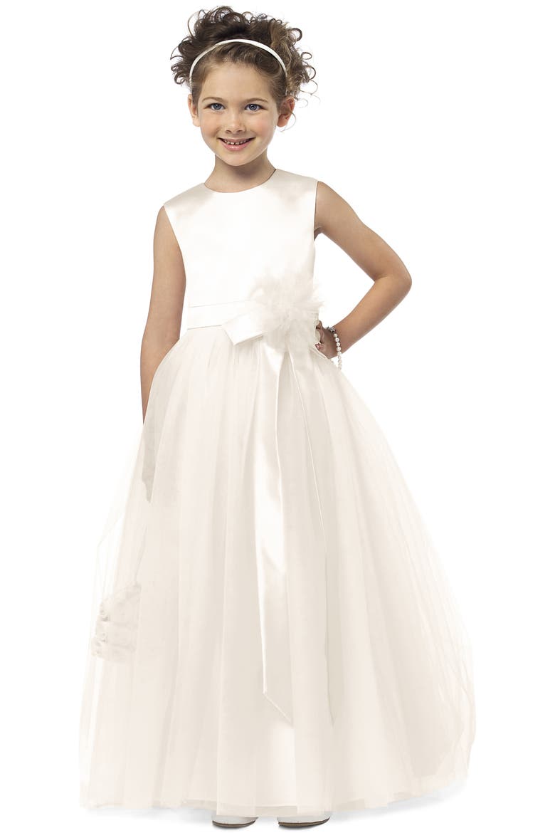 Flower Girl Dress, Main, color, IVORY