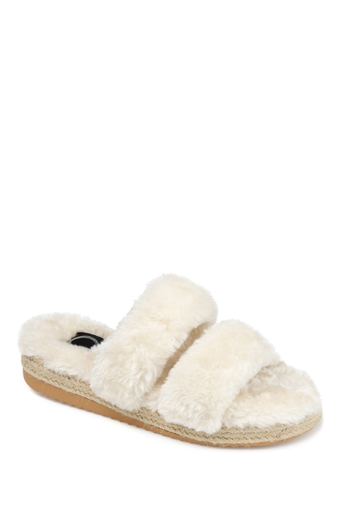 Journee Collection JOURNEE Relaxx Faux Fur Slipper