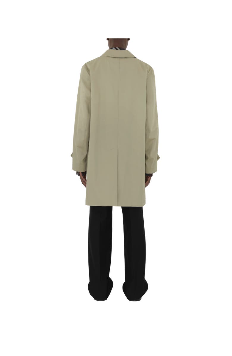 Burberry Long Gabardine Car Coat, Alternate, color, 