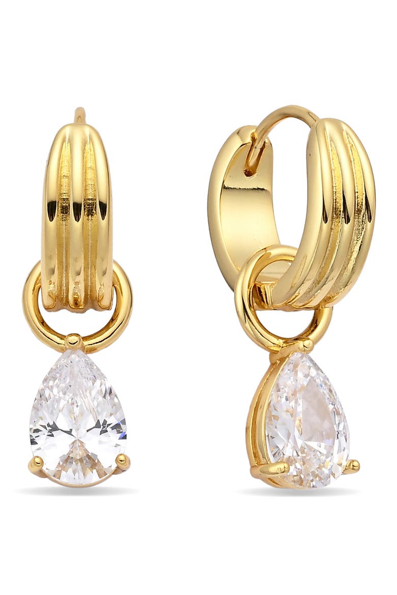 Aureline 18k Gold Plated Drop Earrings, Main, color, GOLD